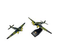 ZHRDWE Réplique 1/144 per La Seconda Guerra Mondiale Germania Junkers Ju52 Die-Cast Metal Military Transport Aircraft (with Stand) Aircraft Model Aircraft Aircraft Collector Display Gift n Miniatura