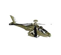 ZHRDWE Réplique 1:72 per Elicotteri AH64 dell'Esercito con Eliche Rotanti Modello Aeromobile Rifinito Lega Decorazione Statica per Adulti n Miniatura