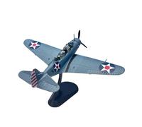 ZHRDWE Réplique 1/72 per Il Metallo Classico SBD Dreadnought Bomber TBD Ravager Torpedo Attack Aircraft Lega Modello Statico Replica Aerei Militari da Collezione Display Gift n Miniatura