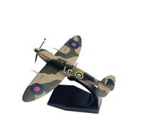 ZHRDWE Réplique 1/72 per Modello Aereo Caccia in Lega Militare Spitfire Britannico della Seconda Guerra Mondiale in Metallo Pressofuso (con Supporto) da Collezione Regalo n Miniatura