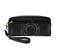 ZhRiYan Mysterious Cosmic Black Holes Print Small Makeup Bag - Beauty case da viaggio per donne, astuccio cosmetico riutilizzabile con cerniera, nero, taglia unica, nero, taglia unica, Nero , Taglia
