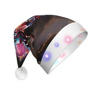 ZhRiYan Strange Insects - Cappello natalizio a LED per adulti, unico per Natale, Capodanno, festival di Halloween e rituale annuale