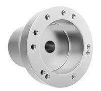 ZHROKNM Adattatore for Volante da Golf Cart con sterzo a 5-6 Fori(Silver)