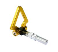 ZHROKNM Paraurti con Gancio di Traino Triangolare for paraurti Anteriore for Modifica Auto, Adatto alla Maggior Parte dei Veicoli. Parte di Auto con Gancio for rimorchio Triangolare(Gold Japanese)