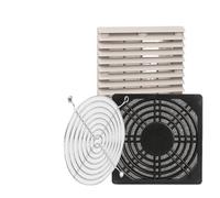 ZHROKNM Ventilatore assiale Elettrico con Copertura Protettiva in Rete Metallica, Ventilatore con Copertura in Rete Metallica, Filtro del Ventilatore(Fan Filter Assembly is Suitable for 200mm Fans.)