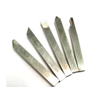 ZHRUI, set di 5 utensili da taglio per tornio in metallo, punte con inserti al carburo, 4x4mm, accessori per tornio metallico mini e in miniatura