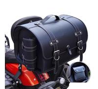 ZHSDMB Borsa Moto per Vespa GTS GTV 250 300, con Grande capacità, Impermeabile, Borsa per Attrezzi per Moto, Borsa per Sedile Posteriore retrò, Accessori Moto,A-Black