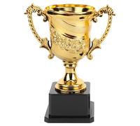 ZHSOAO 2pcs Gold Medal Trophy, Classroom Reward, Plastic, Competition Prize, Party Gift per Competizioni Sportive(S)