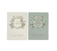 ZHSOAO 2PCS His And Hers Vow Books per Lui e per Lei