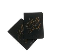 ZHSOAO 2PCS Personalized Celestial Wedding Vow Books per Lui e per Lei