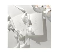 ZHSOAO 2PCS Personalized Paper Wedding Vow Books per Lui e per Lei