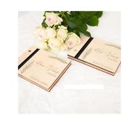 ZHSOAO 2PCS Personalized Wedding Vow Books per Lui e per Lei
