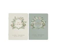ZHSOAO 2PCS Wedding Vow Booklets Set per Lui e per Lei