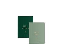 ZHSOAO 2PCS Wedding Vow Booklets Set per Lui e per Lei