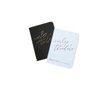 ZHSOAO 2PCS Wedding Vow Booklets Set per Lui e per Lei