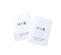 ZHSOAO 2PCS Wedding Vow Booklets Set per Lui e per Lei