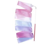 ZHSOAO 3pcs 2M Dance Ribbons Rhythmic Girl Art Gymnastics Ballet Streamer Twirling Rod Rainbow Stick Sports Training Ribbon per Balli Artistici