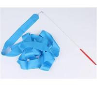 ZHSOAO 3pcs Colorful Gym Ribbons Baton Dance Ribbon Rhythmic Artistic Gymnastics Coloured Ribbon Sportss Training per Balli Artistici(Sky Blue,2M)