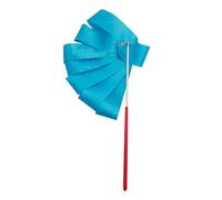 ZHSOAO 8pcs Colorful Gym Ribbons Dance Ribbon Rhythmic Art Gymnastic Ballet Streamer Twirling Rod Stick for Gym Training Professional per Balli Artistici(Blue,2M)
