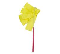 ZHSOAO 8pcs Colorful Gym Ribbons Dance Ribbon Rhythmic Art Gymnastic Ballet Streamer Twirling Rod Stick for Gym Training Professional per Balli Artistici(Yellow,2M)