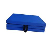 ZHSOAO Tappetini da Ginnastica Pieghevoli Tappetino da Fitness Tappetino da Stretching Pieghevole Tappetino da Allenamento Tappetino da Ginnastica Antiscivolo Spesso 5 cm per Adulti(Blue)