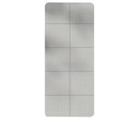 ZHSOAO Tappetini da Ginnastica Pieghevoli Tappetino da Yoga Pieghevole Tappetino da Fitness Pieghevole da Viaggio Tappetino da Yoga Pilates Antiscivolo a Doppia Faccia Consegna per Adulti(Grey)