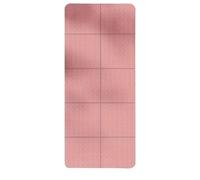 ZHSOAO Tappetini da Ginnastica Pieghevoli Tappetino da Yoga Pieghevole Tappetino da Fitness Pieghevole da Viaggio Tappetino da Yoga Pilates Antiscivolo a Doppia Faccia Consegna per Adulti(Pink)