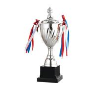 ZHSOAO Team Sports 35/32/29CM Trophy Cup Memorial Souvenir Prize Award Gold Silver Bronze Victory Baseball per Competizioni Sportive(Silver-32CM)