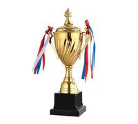 ZHSOAO Team Sports 35/32/29CM Trophy Cup Memorial Souvenir Prize Award Gold Silver Bronze Victory Baseball per Competizioni Sportive(Gold-32CM)