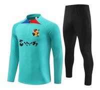 ZHSQASAXD 2025-2026 Tuta da Calcio per Bambini e Adulti, Maglia da Allenamento per Il Calcio, Tuta da Calcio per Ragazzi, Calcio Uomo Tuta Unisex Abbigliamento da Calcio Sportivo,B,M