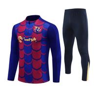 ZHSQASAXD 2324-2526 Kit Tuta Calcio Tuta Calcio per Uomo, Tuta Sportiva Uniforme Uomini Primavera Autunno Adulti, Tuta Allenamento Maniche Lunghe, Uniformi Allenamento per Calcio,I,XL