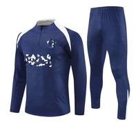 ZHSQASAXD 2324/2526 Tuta Calcio Uomo Ragazzi I Bambini,Tuta Sportiva Ginnastica Uomo,Ragazzi Jersey Tuta di Formazione,Tuta Calcio Uniforme,Tuta Competizione,Tuta Uniforme Allenamento,E,S