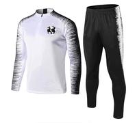 ZHSQASAXD 2324/2526 Tuta Calcio Uomo Ragazzi I Bambini,Tuta Sportiva Ginnastica Uomo,Ragazzi Jersey Tuta di Formazione,Tuta Calcio Uniforme,Tuta Competizione,Tuta Uniforme Allenamento,F,S