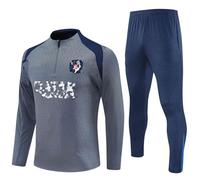 ZHSQASAXD 2324/2526 Tuta da Calcio Bambino, Maglie da Calcio Uomo, Tuta Uomo, Allenamento Sportivo,Tuta Bambino Ragazzo, Tuta Bambini Ragazzi, Set di Abbigliamento da Calcio per Ragazzi,I,L