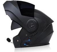 ZHTBATE Casco Integrato Apribile con Interfono Casco Moto Modulare Bluetooth Caschi Modulari per Uomo Donna con Doppia Visiera Casco Integrale Casco Crash Omologati ECE