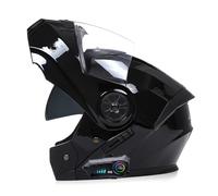 ZHTBATE Casco Integrato Apribile con Interfono Casco Moto Modulare Bluetooth Caschi Modulari per Uomo Donna con Doppia Visiera Casco Integrale Casco Crash Omologati ECE