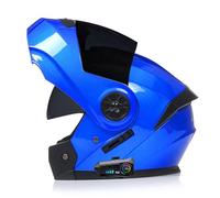 ZHTBATE Casco Integrato Apribile con Interfono Casco Moto Modulare Bluetooth Caschi Modulari per Uomo Donna con Doppia Visiera Casco Integrale Casco Crash Omologati ECE