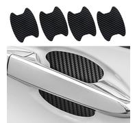 ZHTFSLK 4 Pezzi Pellicola Protettiva Maniglia Auto Adatto per Ford Transit Tourneo Custom 2012-2024, Carbonio AntiGraffio Protezione Incavo Portiera