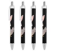 ZHTGDR Carino Cupcake & Hearts penne a sfera inchiostro nero penna a sfera penne retrattili per uomo donna forniture per ufficio 1 pz