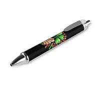 ZHTGDR Leopard Kiss - Penna a sfera con inchiostro nero, retrattile, per uomini e donne, forniture per ufficio, 1 pezzo