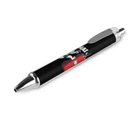 ZHTGDR Penne a sfera a inchiostro nero con teschio gotico della morte, retrattile, per uomini e donne, forniture per ufficio, 1 pezzo