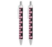 ZHTGDRYour Babe - Penna a sfera a rullo retrattile da 0,5 mm, scrittura fluida, per ufficio, 2 pezzi, come da foto 2