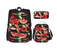 Zhuanyun Anguria frutta fresca Tre pezzi zaino set, zaino multifunzionale, combinazione di zaino casual alla moda