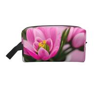 Zhuanyun Borsa da viaggio con stampa "Spring is in the air", borsa per riporre tutti i giorni, articoli da toeletta da viaggio, borsa per cosmetici