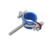 zhuguim Asta filettata M8 da 50 mm adatta a tubi con diametro esterno di 15-219 mm, staffa di supporto for tubi in acciaio inossidabile 304, morsetto di supporto con custodia blu(Fit 80-89mm OD Tube)