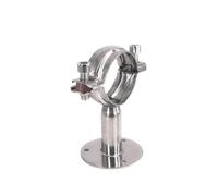 zhuguim Morsetto for staffa di supporto for tubo da 12-108 mm, 3/4"-4", clip di supporto da 1-1/2" e 38 mm con piastra di base in acciaio inossidabile 304 for L=50 mm(Fit OD 80-89mm)