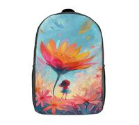 ZHUICHENG Chrysanthemum Zaino Scuola Per Harry Ogni Età, Zaini Da Donna E Da Uomo, Zainetto Back To School, Scuola Media, Elementare E Università 17inch