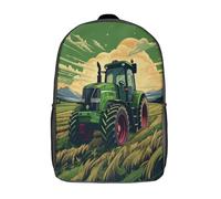 ZHUICHENG Tractor Zaino Per Bambini Impermeabile, Zaino Bambino Cartoon 3D, Borse Scuola Materna Per Ragazzi O Ragazze, Zainetto Animale Asilo Elementare 17inch