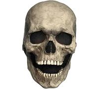 Zhuidream - Maschera Teschio Biochimica Scheletro 3D Realistico, Maschera di Halloween Teschio Umano con Mascella Mobile, Unisex Adulti