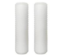 ZhuiFengA Filtro Piegato da 10 Pollici, Membrana piegata in Cotone PP da 2 Pezzi, Alta precisione, Elemento filtrante per Acqua Universale(1 microns)